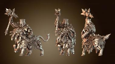 3D модель Тяжелый топор адского воина (STL)