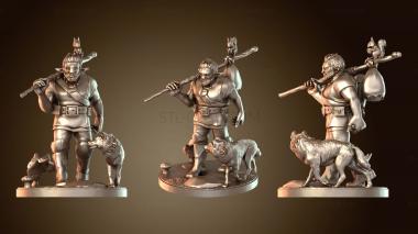 3D модель Друид Волк из Заражённых Лесов (STL)