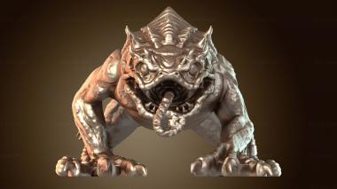 3D модель Огромная жаба из заражённых лесов Ухнаня (STL)