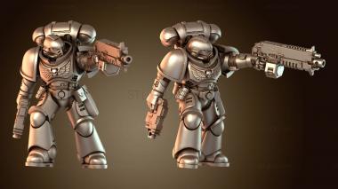 3D модель Заступник, космический воин, стрелок (STL)