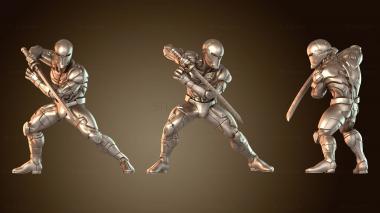 3D модель Нарушитель Серый Шиноби (STL)