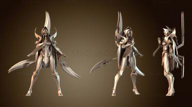 3D модель Ирелия с подставкой и логотипом lol (STL)