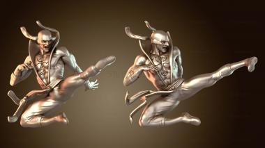 3D модель Железный Кулак, мальчик с драконом (STL)