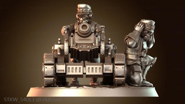 Military Железный корпус, увлеченный тяжелым оружием