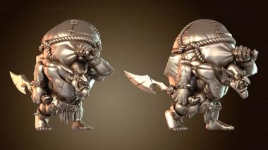 3D модель Гретчины Железных Орков храбрые (STL)