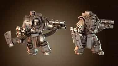 3D модель Шлем Iron Perturabo Guns (STL)