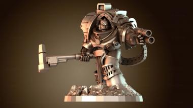 3D модель Железный Воин Перти упрощенный прокси и (STL)