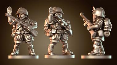 3D модель Командующий итальянской армией (STL)