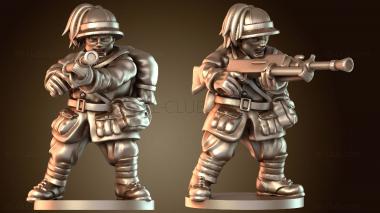 3D модель Италия АРМЕЙСКИЙ СТРЕЛОК решил (STL)