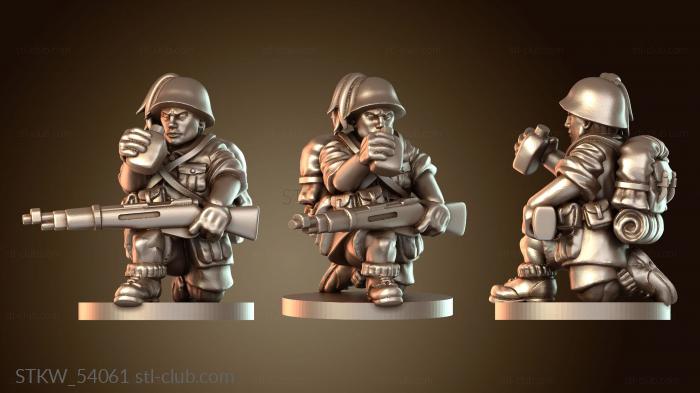 Military Итальянский армейский стрелок проницательный