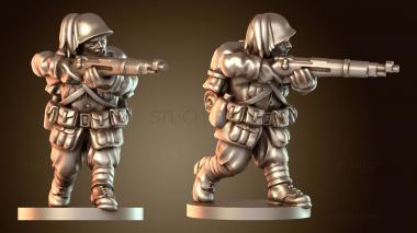 3D модель Итальянский армейский стрелок только что (STL)