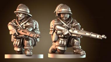 3D модель Итальянский армейский стрелок, верный (STL)