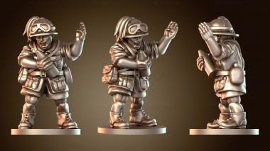 3D модель ИТАЛИЯ Экипаж ITA MC GUNNER (STL)