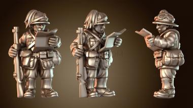 3D модель ИТАЛЬЯНСКИЕ ОФИЦЕРЫ ИТАЛЬЯНСКИЙ ОФИЦЕР проницательный (STL)
