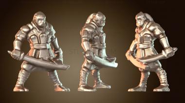 3D модель Бесстрашный самурай Изуми (STL)