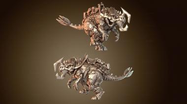 3D модель Ветеран нападения «Шакалс Бист» (STL)