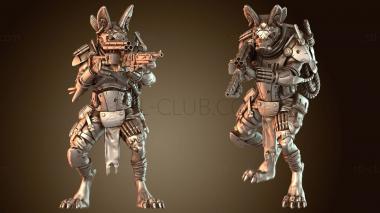 3D модель Шакалы Следопыты ловкие (STL)