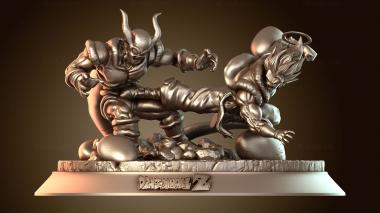 3D модель Джанемба против Годжеты Dragon Ball (STL)