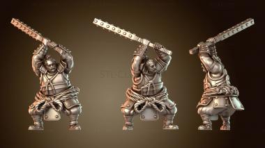 3D модель ЯПОНСКИЙ ВОИН СУМО доблестный героический (STL)