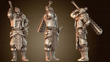 3D модель Японский солдат (STL)