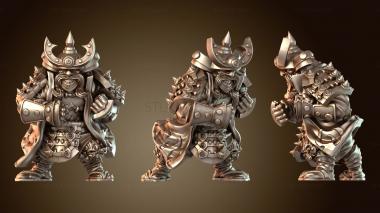 3D модель Японские гномы-стражи опытные (STL)