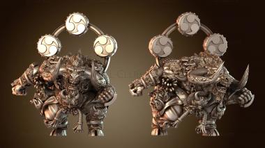3D модель Японские гномы минотавры (STL)