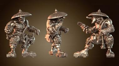 3D модель Японские гномы тэнгу (STL)