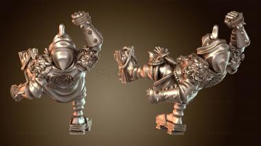 3D модель Японские гномы тэнгу свирепые (STL)