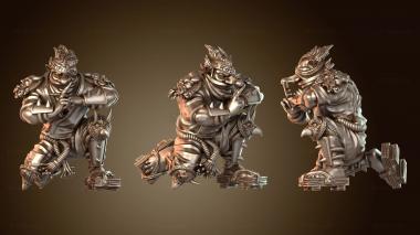 3D модель Японские гномы тэнгу проницательны (STL)