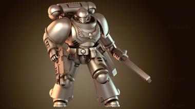 3D модель Тактическая штурмовая группа банка (STL)