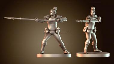 3D модель Джервейн Человек-Боец (STL)
