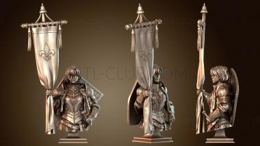 3D модель Жанна Арк Лысая (STL)