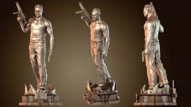 3D модель Статуя Джона Макклейна (STL)