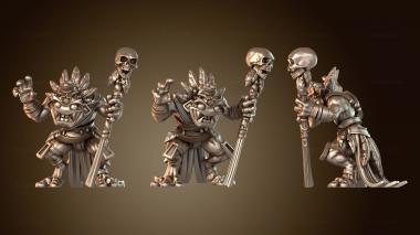 3D модель Мстители джунглей посох и волшебник (STL)