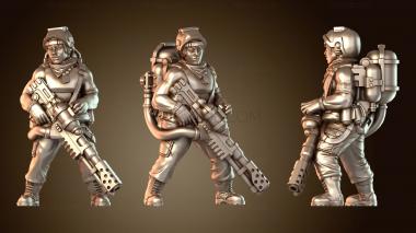 3D модель Многофункциональный снаряд Jungle Fighters Flame (STL)