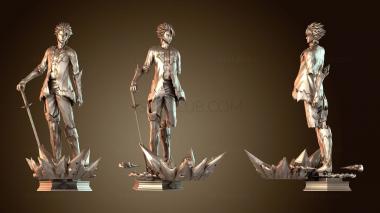 3D модель Кабуки Тосиро Хицугая (STL)