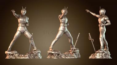 3D модель Камен Райдер Блэк (STL)