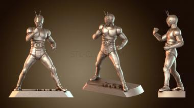 3D модель Камен Райдер Черный Легендарный (STL)