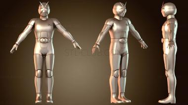 3D модель Kamen Rider black rx rio (STL)