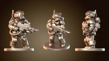 3D модель Карскин, закаленный в боях (STL)
