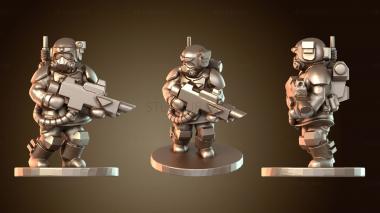 3D модель Карскин храбрый (STL)