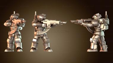 3D модель Касркин хеллгский отряд (STL)