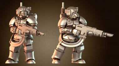 3D модель Отряд хеллганов Касркина (STL)