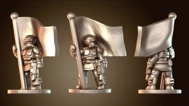 3D модель Знаменосец штурмовиков Касркин (STL)