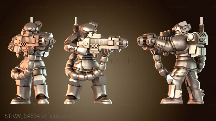 Military Kasrkin with plasma loggyk vjjl