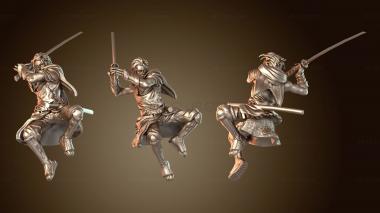 3D модель Мастерская атака катаны (STL)