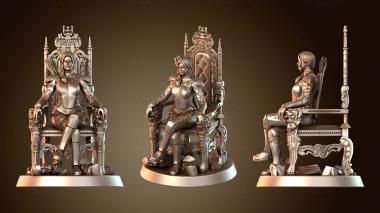 3D модель Китнисс храбрая (STL)