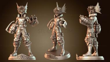 3D модель Кацуки Бакуго с изысканной спиной (STL)