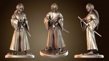 3D модель Кен Шин Джу Фэн Му Ван (剑心) (STL)