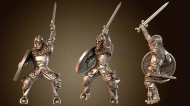 3D модель Король Теобальд верхом (STL)